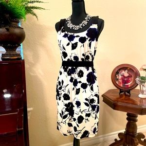 Donna Ricco NY. Size 6. Sleeveless. Knee length dress. office/date night.